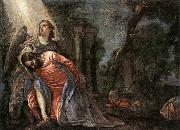 Christ in the Garden Supported by an Angel Paolo  Veronese
